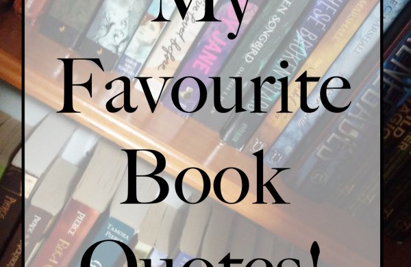 My Favourite Book Quotes